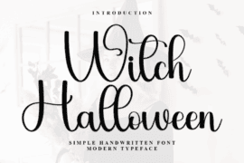 Witch Halloween Font
