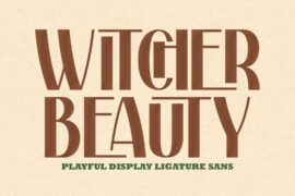 Witcher Beauty Typeface Font