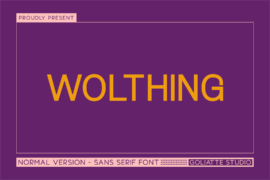 Wolthing Font