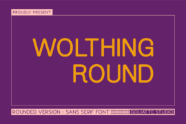 Wolthing Round Font