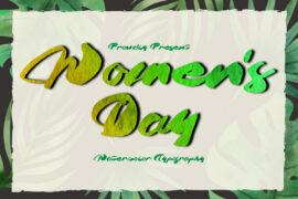 Women’s Day Demo Font