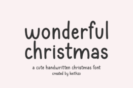 Wonderful Christmas Demo Font