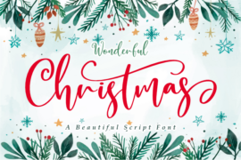 Wonderful Christmas Mada Font