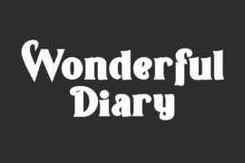 Wonderful Diary Demo Font