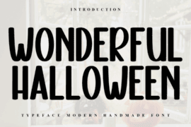 Wonderful Halloween Font