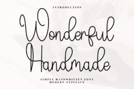 Wonderful Handmade Font