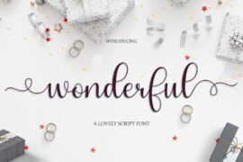 Wonderful Script Font