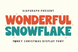 Wonderful Snowflake Font