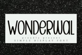 WONDERWALL Font