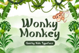Wonky Monkey Font