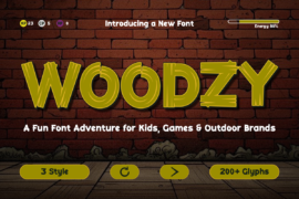 Woodzy Font