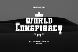 WorldConspiracyDemo Font