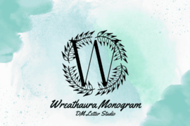 Wreathaura Monogram Font