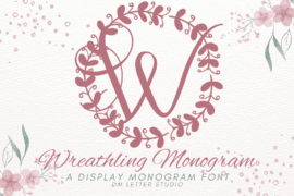 Wreathling Monogram Font