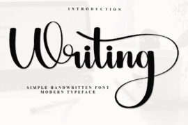 Writing Font
