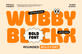 Wubby Blockx Font