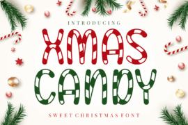 Xmas Candy Font