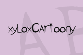 xyloxCartoony Font
