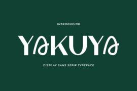 Yakuya Font