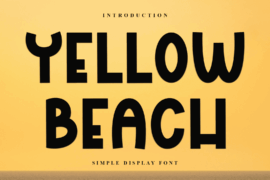 Yellow Beach Font