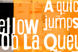 Yellow Ob La Queue Font
