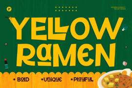 Yellow Ramen Font Family