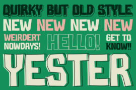 YESTER Font