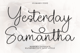 Yesterday Samantha Font
