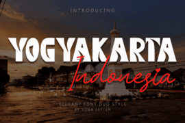 Yogyakarta Indonesia Demo Font Family