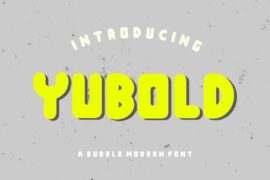 Yubold Font