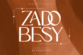 ZADOBESY Font