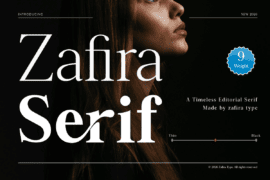 Zafira Serif Font
