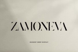 ZAMONEVA Font