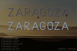 Zaragoza Font Family