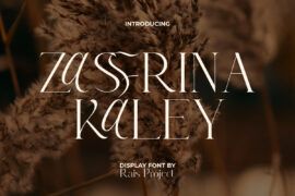 Zasfrina Kaley Demo Font