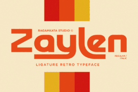 Zaylen Demo Font