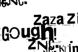 Zaza Zip Gongh! ZNC. Klink! Font