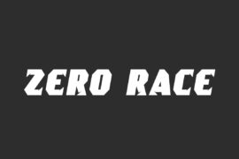 ZeroRaceDemo Font