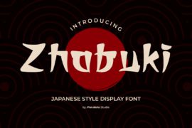 Zhabuki DEMO Font