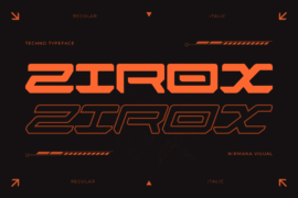 Zirox Cyberpunk Demo Font