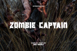 Zombie Captain Demo Font