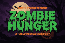 Zombie Hunger DEMO Font