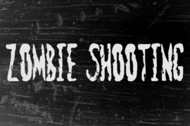Zombie Shooting Font