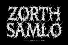 Zorth Samlo Font
