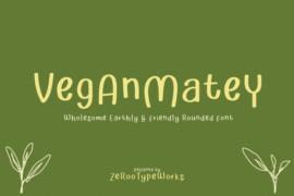 ZRTW Veganmatey Personal Use Font
