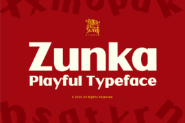 Zunka Demo Font