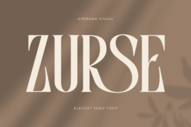 Zurse Fashion Demo Font