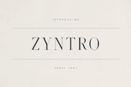 Zyntro Demo Font