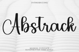 Abstrack Font