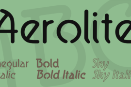 Aerolite Font Family